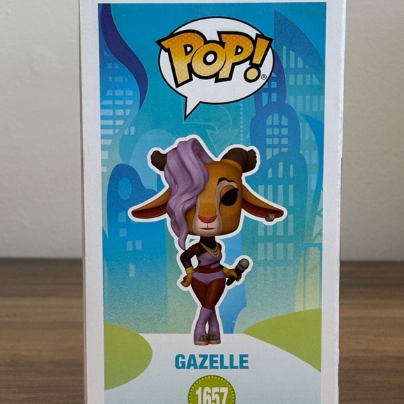 ** NIB Funko POP! Disney ZOOTOPIA 2 GAZELLE Vinyl Toy Figure #1657 NEW ** - Picture 6 of 7